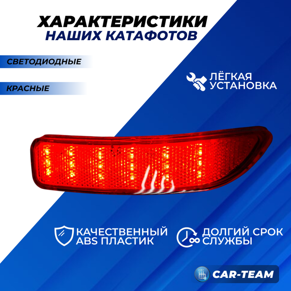 Светодиодные катафоты Лада Ларгус (до 2021 г.в.) на задний бампер