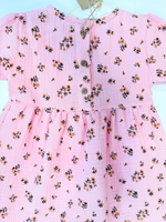 Платье муслиновое с коротким рукавом