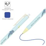 Ручка шариковая автоматическая Greenwich Line "Find your whale" синяя, 0,7мм, игольчатый стержень, софт-тач