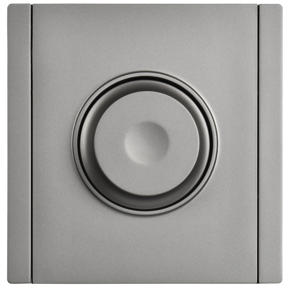 FORTE&PIANO Светорегулятор поворотно-нажимной 600Вт FP554 сталь IEK