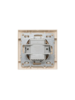 Выключатель 2-кл. СП Минск 10А IP20 беж. EKF ERV10-023-20