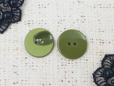 Пуговицы костюмные, d 2,2 см, зелёный