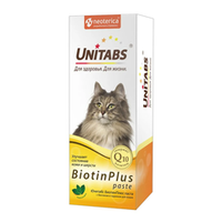 Unitabs 120мл BiotinPlus с Q10 Паста для кожи и шерсти