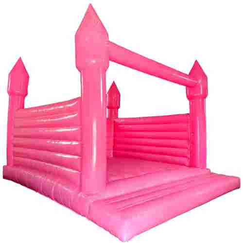 Розовый надувной батут – фотозона и реквизит для свадебных торжеств и праздников, 5*5*3,5 м