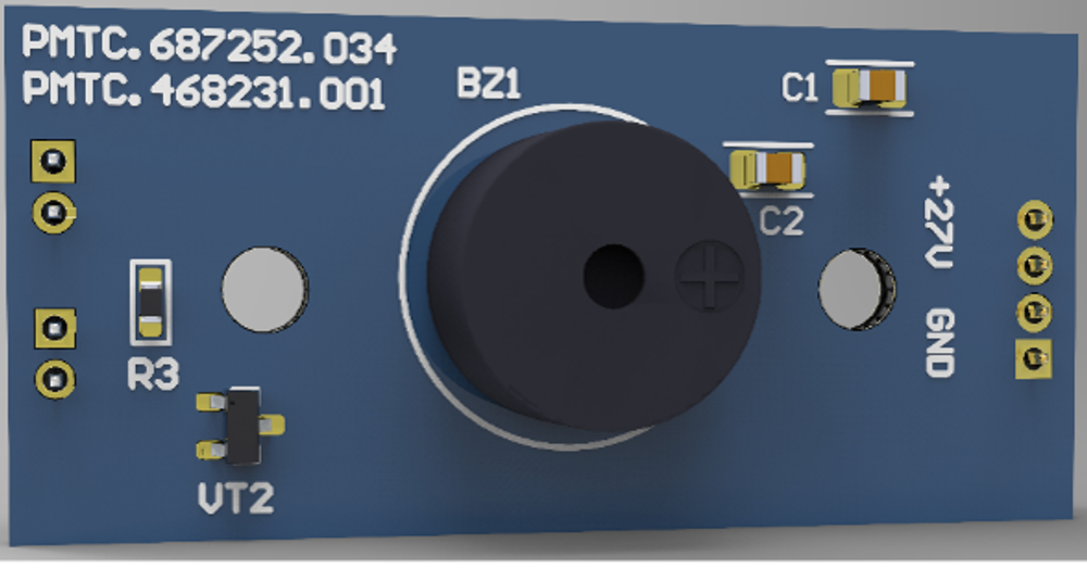 Плата оповещателя