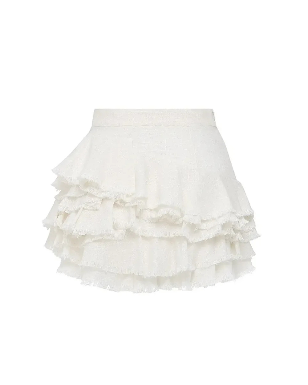 Юбка изо льна мини