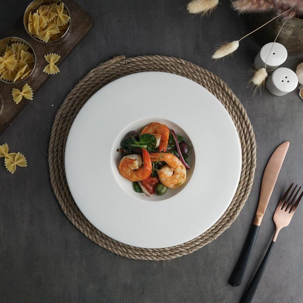 Тарелка глубокая 160 мл d 25 см h3,2 см для пасты   Noble [1]