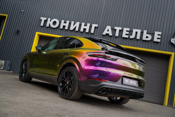 Пленка PET хамелеон фиолетовый Chameleon Purple Blue Carbins