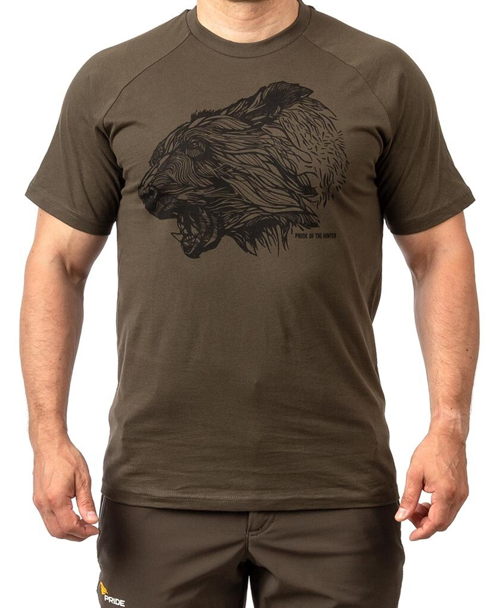 Футболка PRIDE Taiga king, Темный Хаки