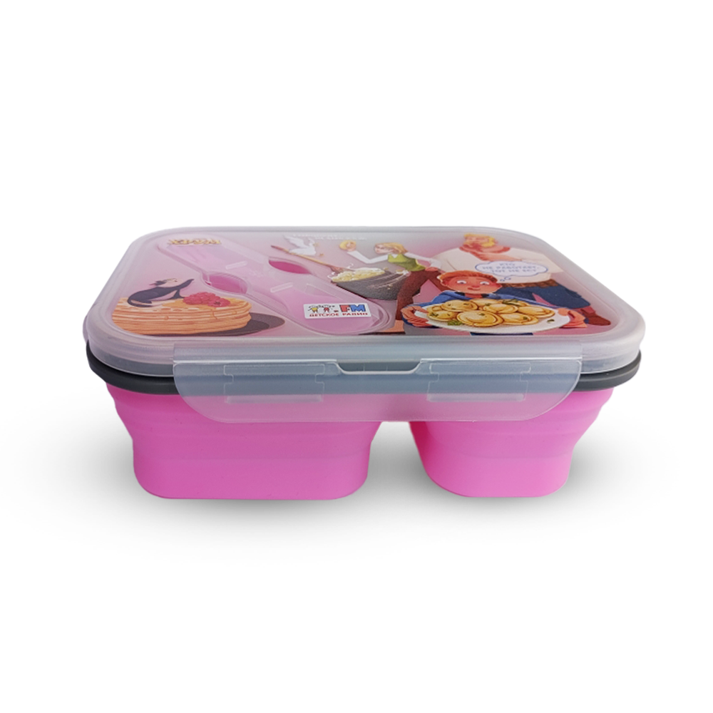 Ланч-бокс складной «Детективное агентство ХРУМ» (двухсекционный)