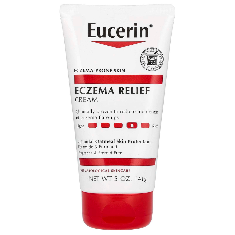 Eucerin, Крем от экземы, без отдушек, 141 г (5 унций)