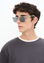 Спортивные очки 100% HUDSON - Polished Crystal Haze - Black Mirror Lens