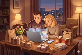 Онлайн-заказы к 8 марта обошли по спросу февральские праздники