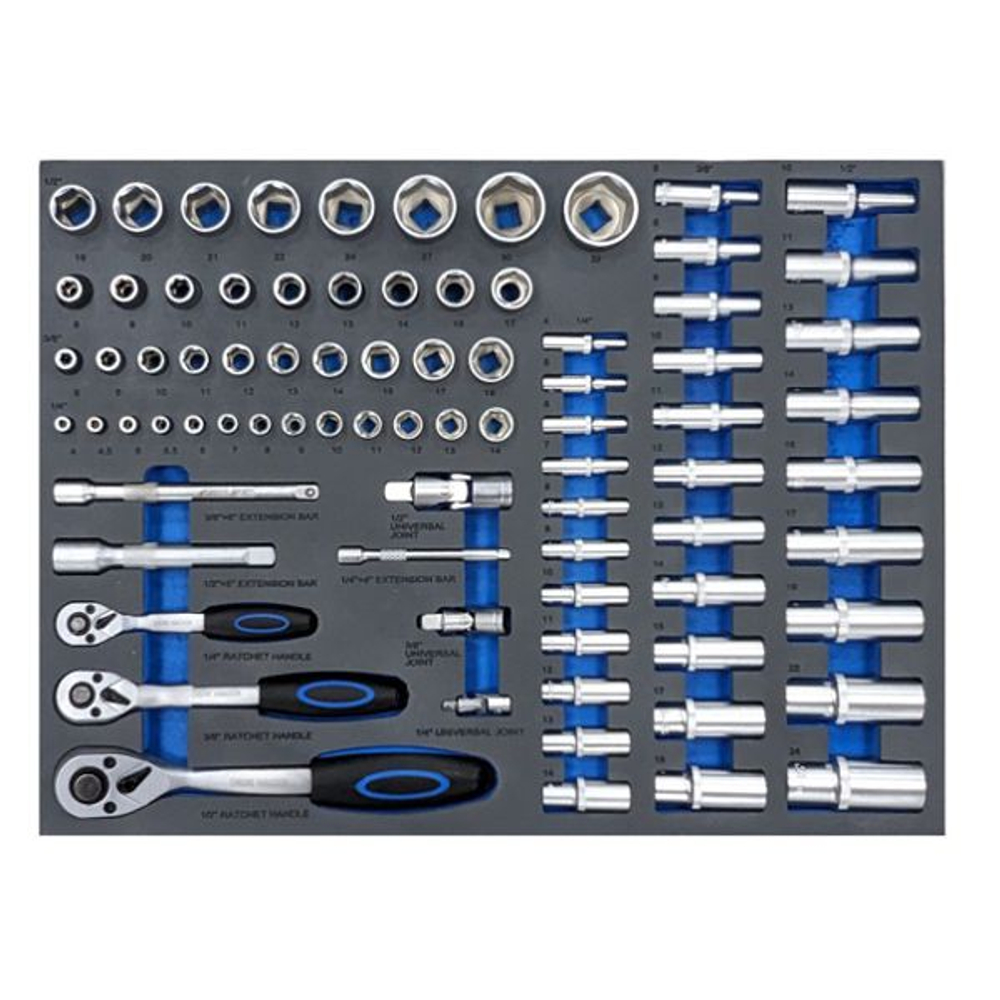 ТЕМП JX-07-241 Тележка инструментальная с набором инструментов, 255 предметов