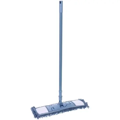 Швабра Селфи с насадкой из микрофибры синяя насадка букли 100гр.