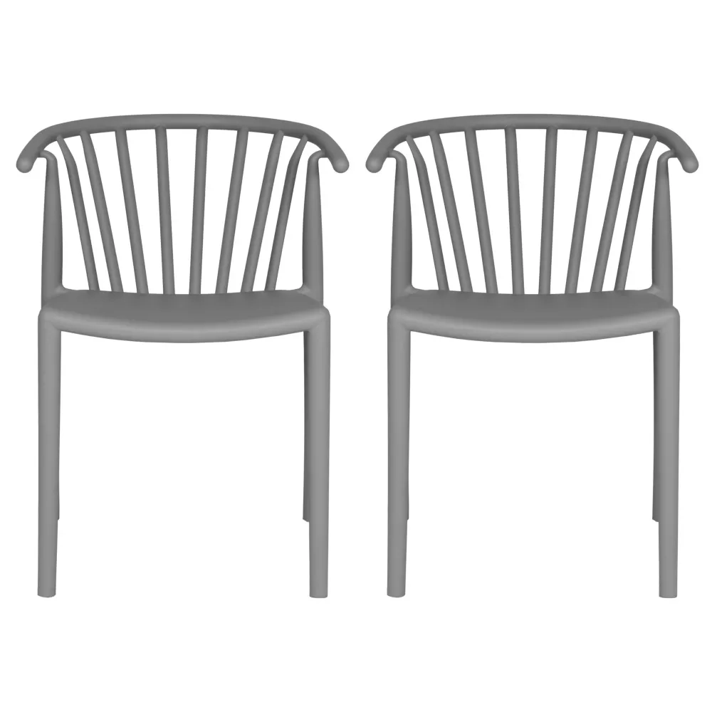 Комплект из 2-х стульев Bradex Home Venice светло-серый