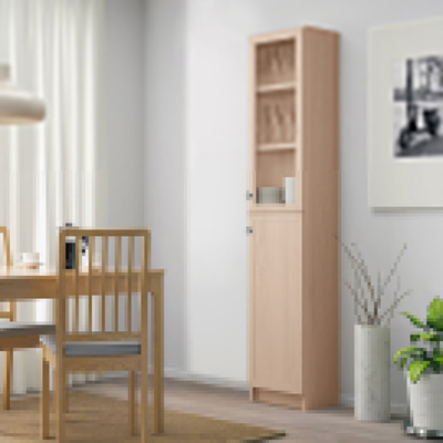 Шкаф книжный Билли 330 Дуб Сонома светлый 3025 40*30*202 см, Бежевый   Фиеста