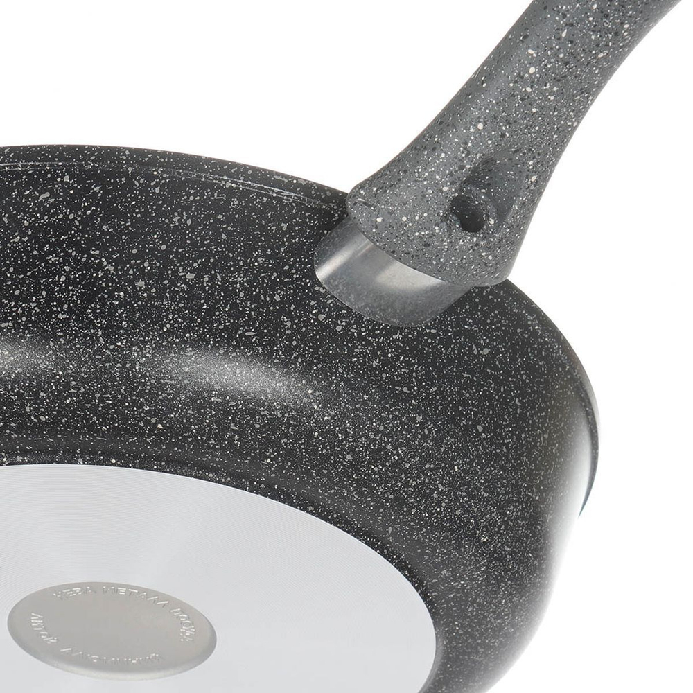 Сковорода алюминий, 24 см, антипригарное покрытие, Нева Металл Посуда, Байкал, 2524