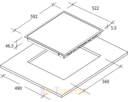 Электрическая варочная панель Candy CC64CH