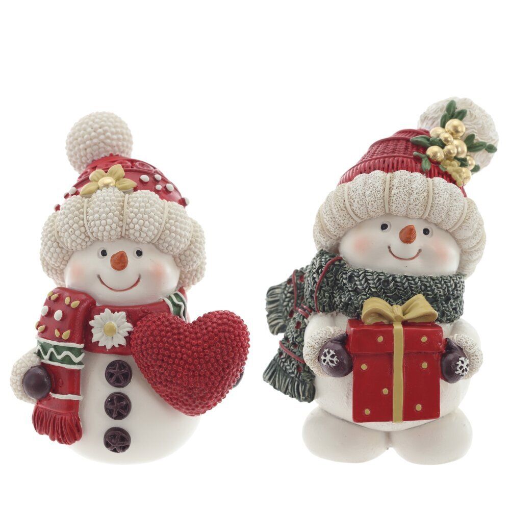 GAEM Фигурка декоративная "Снеговик", L7 W6,5 H10 см, 2в.