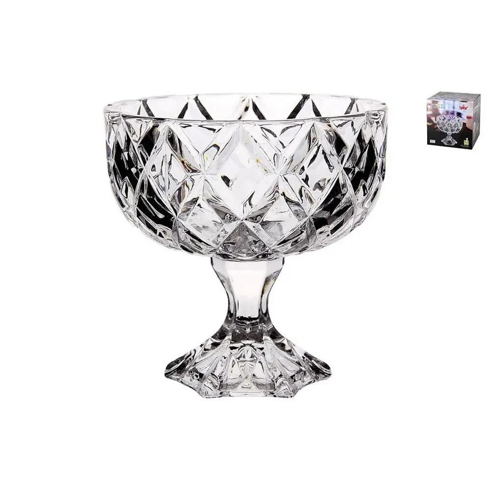 Ваза на ножке 18см Аргайл п/уп.