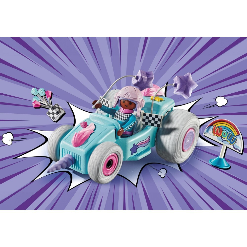 Playmobil - Funstars Racing: Unicorn Go-Kart 71635 / артикул   71635  / GTIN 4008789716354