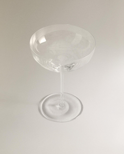 Zara Home бокал из стекла, цвет прозрачный, 14.4 см