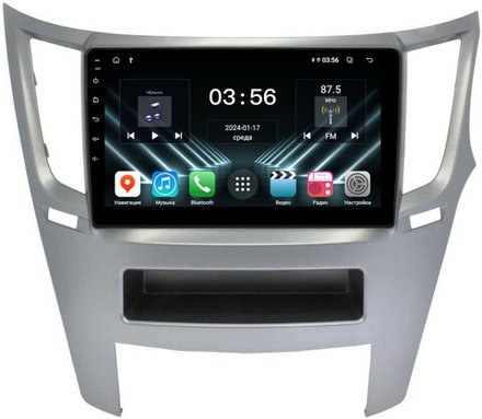 Магнитола для Subaru Legacy 5, Outback 4 2009-2014 (правый руль) - FarCar DX9-7184RS монитор 9" IPS на Android 13, 4+64Гб, CarPlay