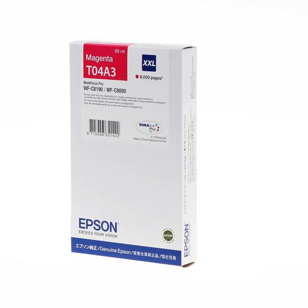 Картридж EPSON  пурпурный экстраповышенной  емкости для WF-C81x/ WF-C86x