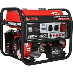 A-iPower A8500TEA бензиновый генератор с блоком АВР 400В/25А (8 pin) New 20115/29109