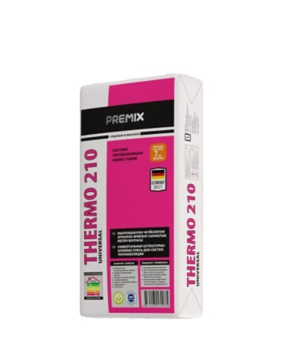 Смесь штукатурно-клеевая Premix Thermo 210 для теплоизоляции 25 кг