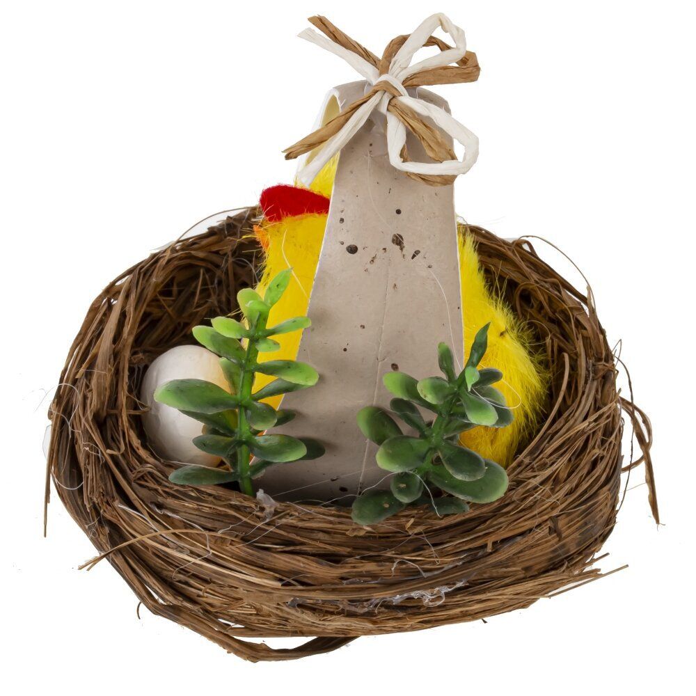 GAEM Набор из 2-х изделий декоративных "Гнездо пасхальное" (5,5*5), L11 W6 H6 см
