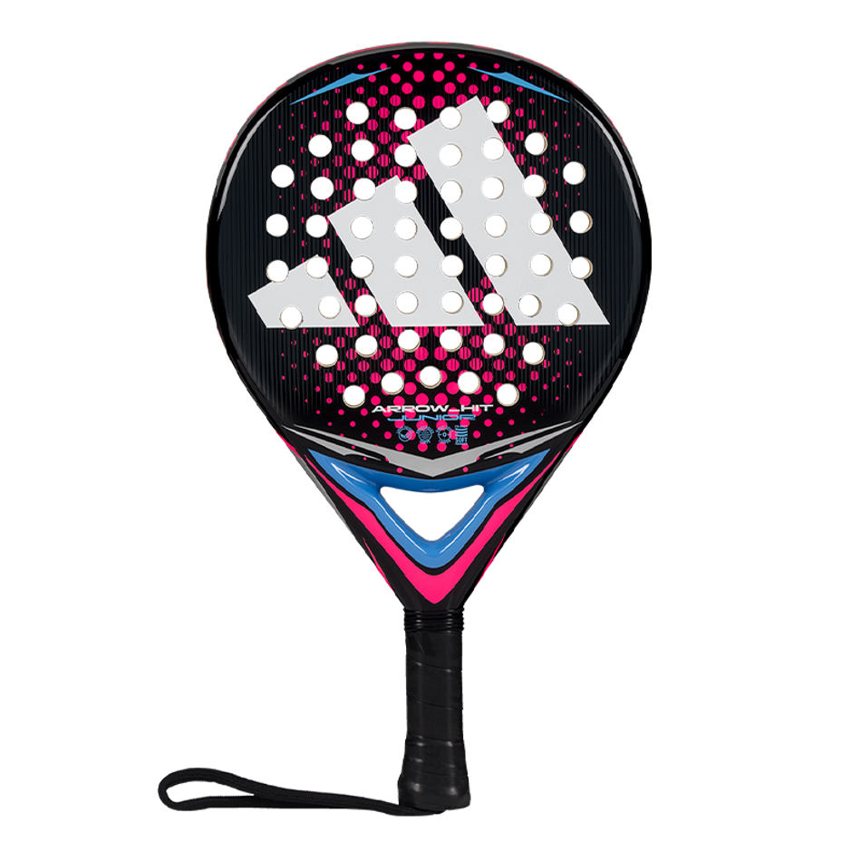 Ракетка Adidas Arrow Hit Junior, белая/розовая, 2026