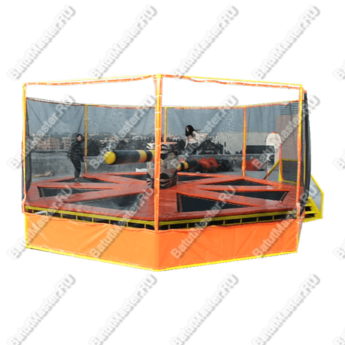 Аттракцион "Увернись от палки" (Melt Down), с защитной сеткой 7*7*3 м