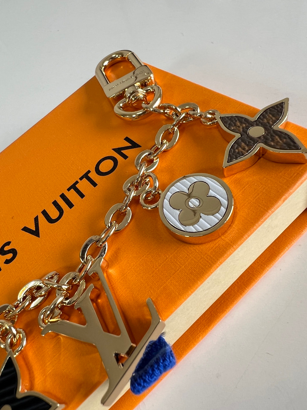 Louis Vuitton Fleur de Monogram Bag Charm Chain