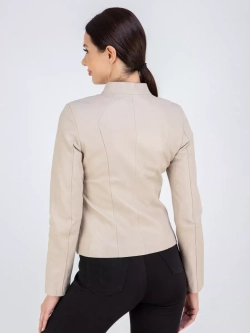 Кожаная куртка демисезонная на молнии