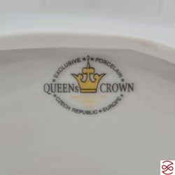 Блюдо на ножке Queen's Crown Мадонна перламутр 33 см