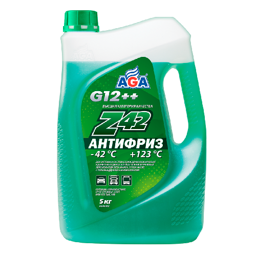 ОЖ Антифриз готовый AGA Z-42 G12++ зеленый (5кг)