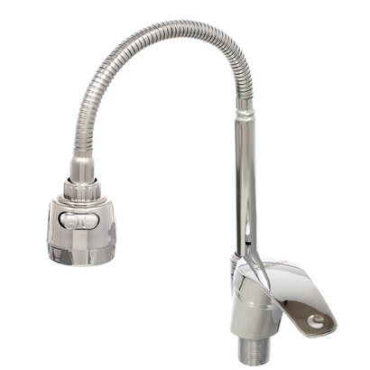 67-0-728 Смеситель стандарт однорычажный для кухни, гайка, рефлектор, керамический картридж 40мм