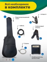 Электрогитара H-S-S Stratocaster ST200, комбоусилитель, 10 Вт