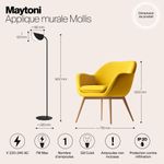 Напольный светильник (торшер) Maytoni MOD126FL-01B