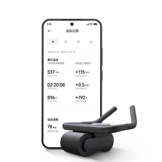 Умное колесо для брюшного пресса Xiaomi Mijia Smart Abdominal Wheel (MJJFL01YM)