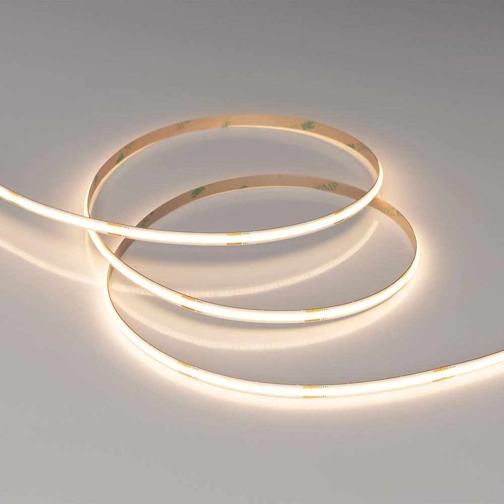 Светодиодная лента COB-X480-6mm 24V Warm3000 (6 W/m, IP20, CSP, 5m) (Arlight, -) 042036