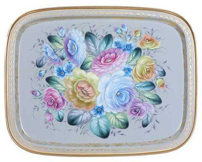 Zhostovo metal tray A19D18052679
