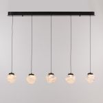 Подвесной светильник MD25030003-5B matt black/clear