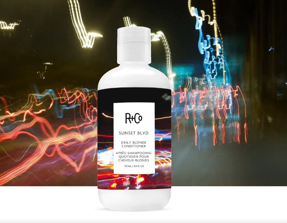 R+Co SUNSET BLVD Daily Blonde Conditioner/САНСЕТ БУЛЬВАР кондиционер для светлых волос, 251мл