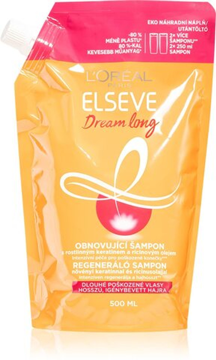 L’Oreal Paris Elseve Dream Long - шампунь для восстановления поврежденных волос /   500  ml  / GTIN 3600523991402