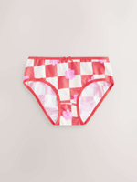 Трусы для девочки Next AA7-134, 5 шт., Белый, Красный, Розовый