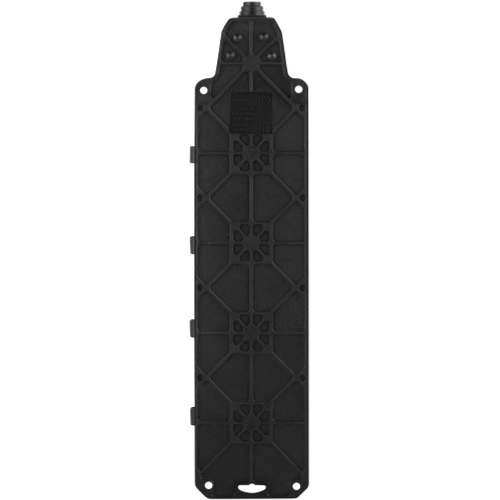 Колодка ЭРА K-4e-B-IP44 каучуковая с заземлением 4 розетки 16A IP44 черная | Колодки