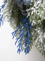 Венок новогодний 40 см, на дверь, на стол, декор для дома